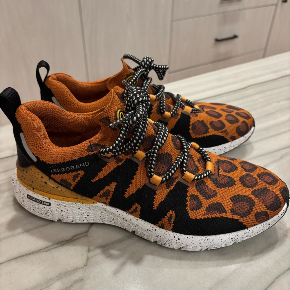 Zerogrand Grand 360 Overtake Lite animal print leopard running shoes